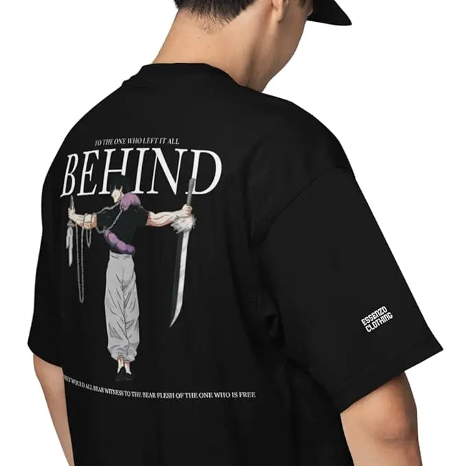 Toji Fushiguro Anime Printed Black T Shirt For Men