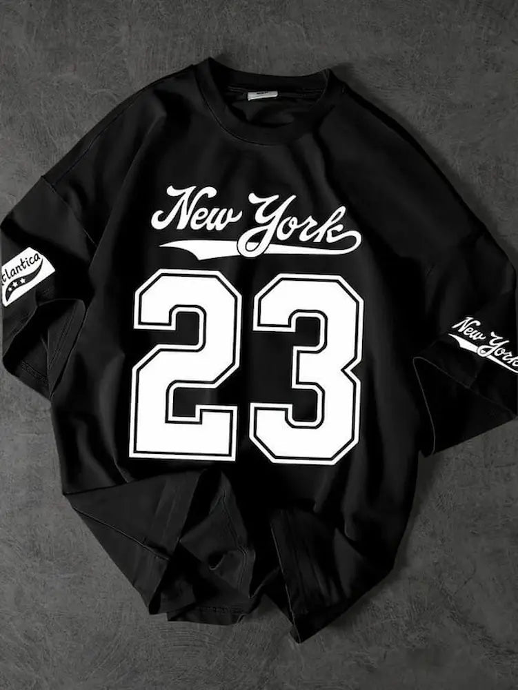 Men Printed Round Neck Cotton Blend White T-Shirt