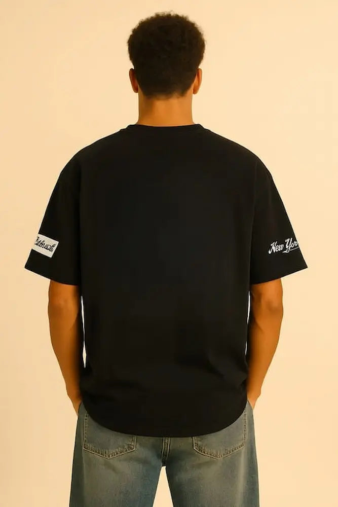 Men Printed Round Neck Cotton Blend White T-Shirt