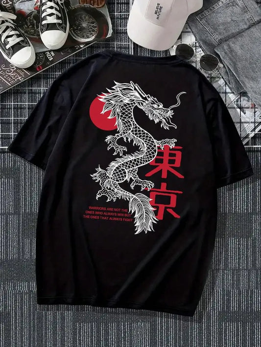 Men's Fashion Print Short Sleeve T-Shirt