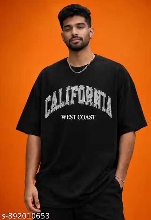 Men's Oversized Tee ( California Printed )