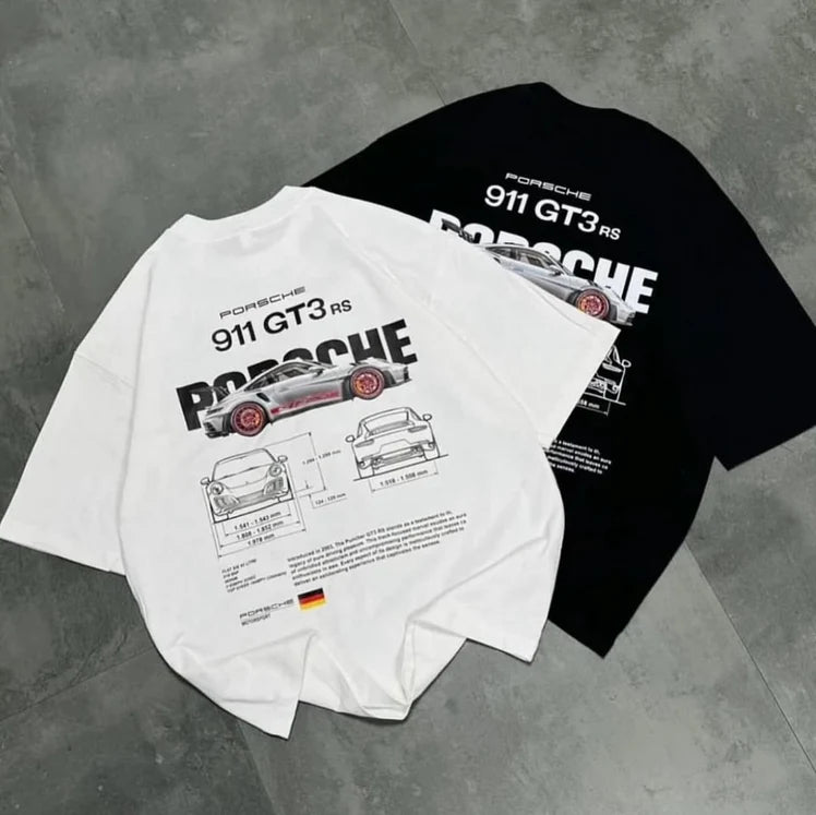 Porsche 911 GT3 RS Oversized T-Shirts