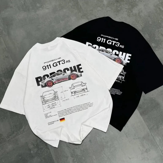 Porsche 911 GT3 RS Oversized T-Shirts