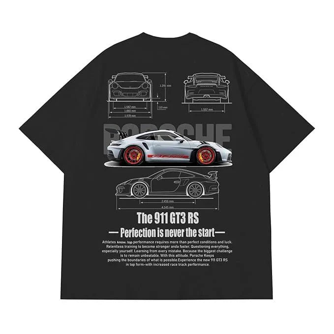 Porsche 911 GT3 RS Oversized T-Shirts